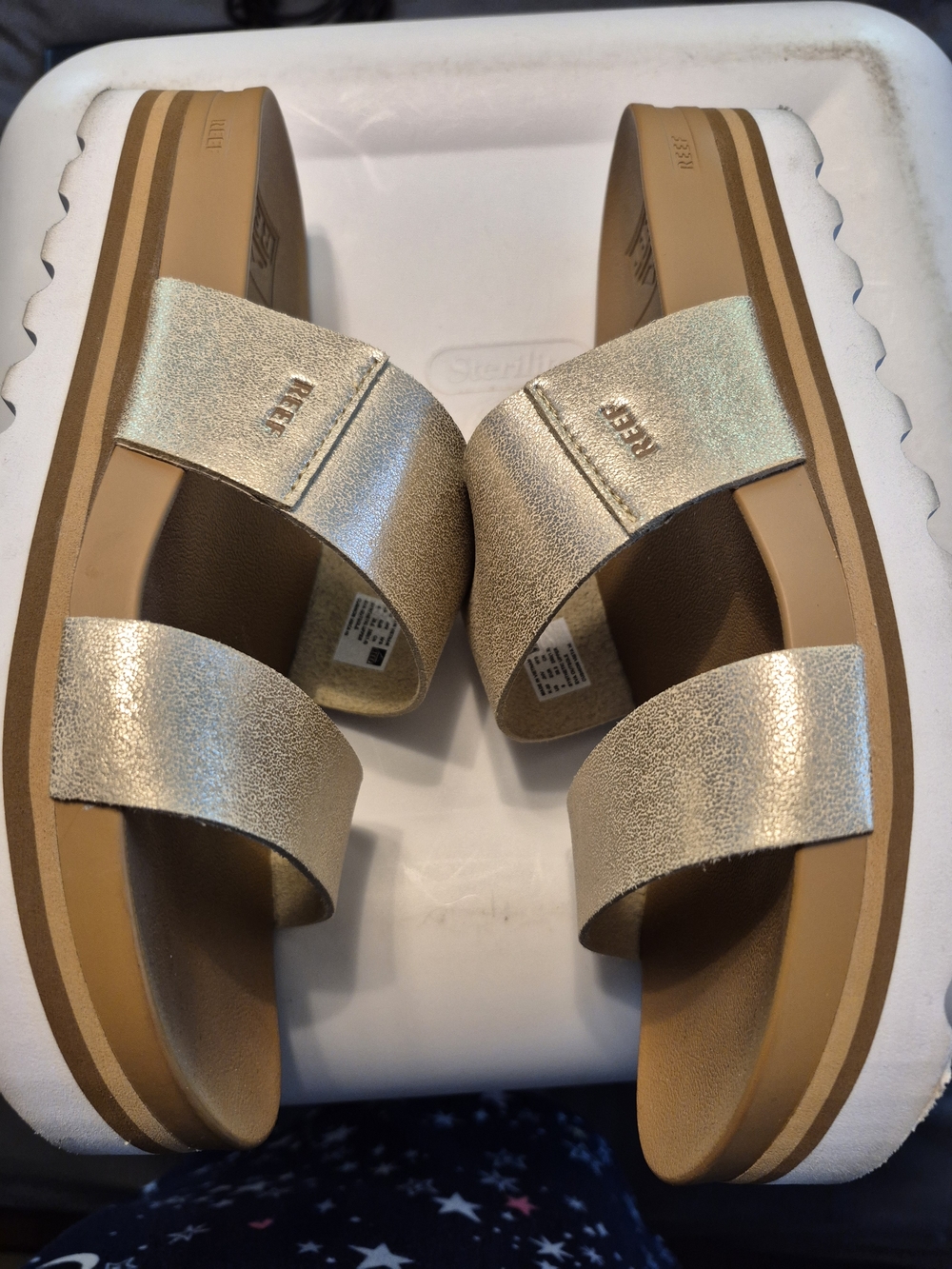 Reef Platform Vista Gold sandals - Picture 3 of 6